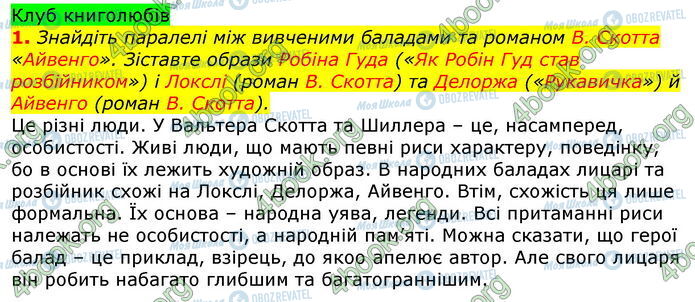 ГДЗ Зарубіжна література 7 клас сторінка Стр.113 (5.1)